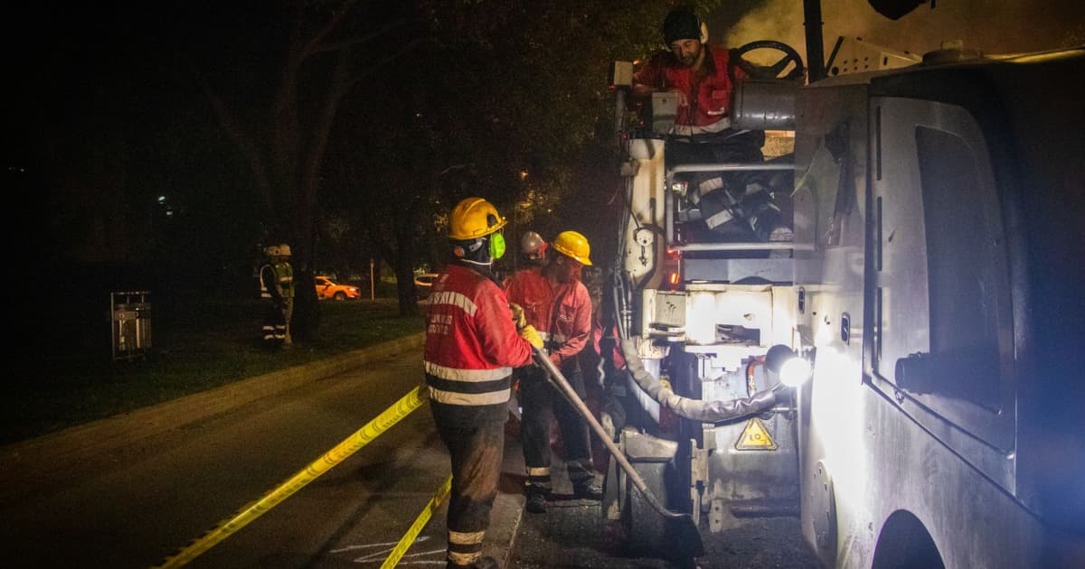 Atención de huecos y puntos críticos en Bogotá en carrera Séptima 