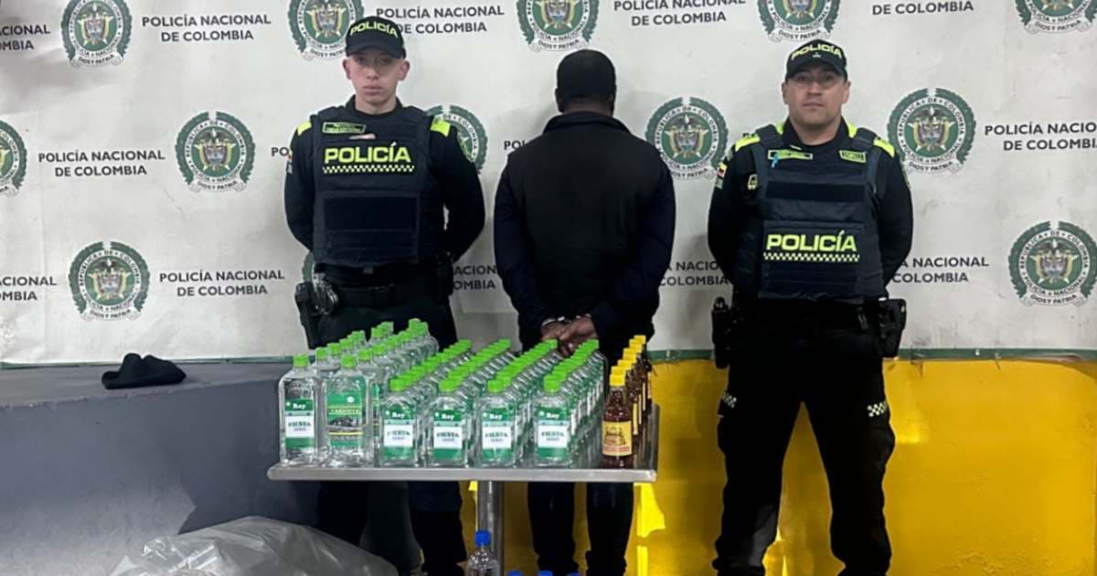 Capturado en Bogotá dueño de tienda que vendía licor adulterado