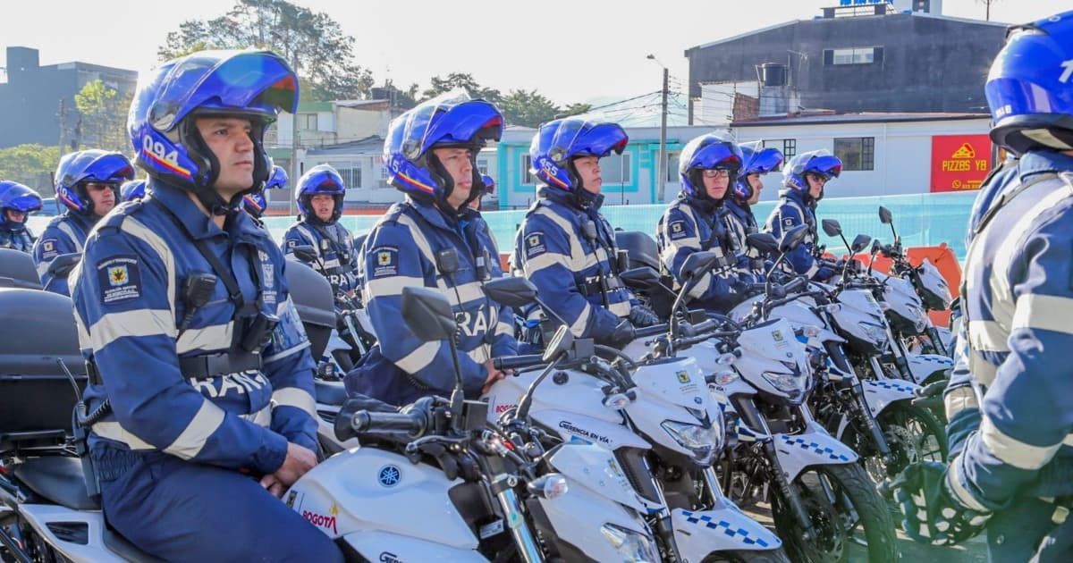 Fotos: Agentes Civiles de Tránsito Bogotá cuentan con 88 nuevas motos