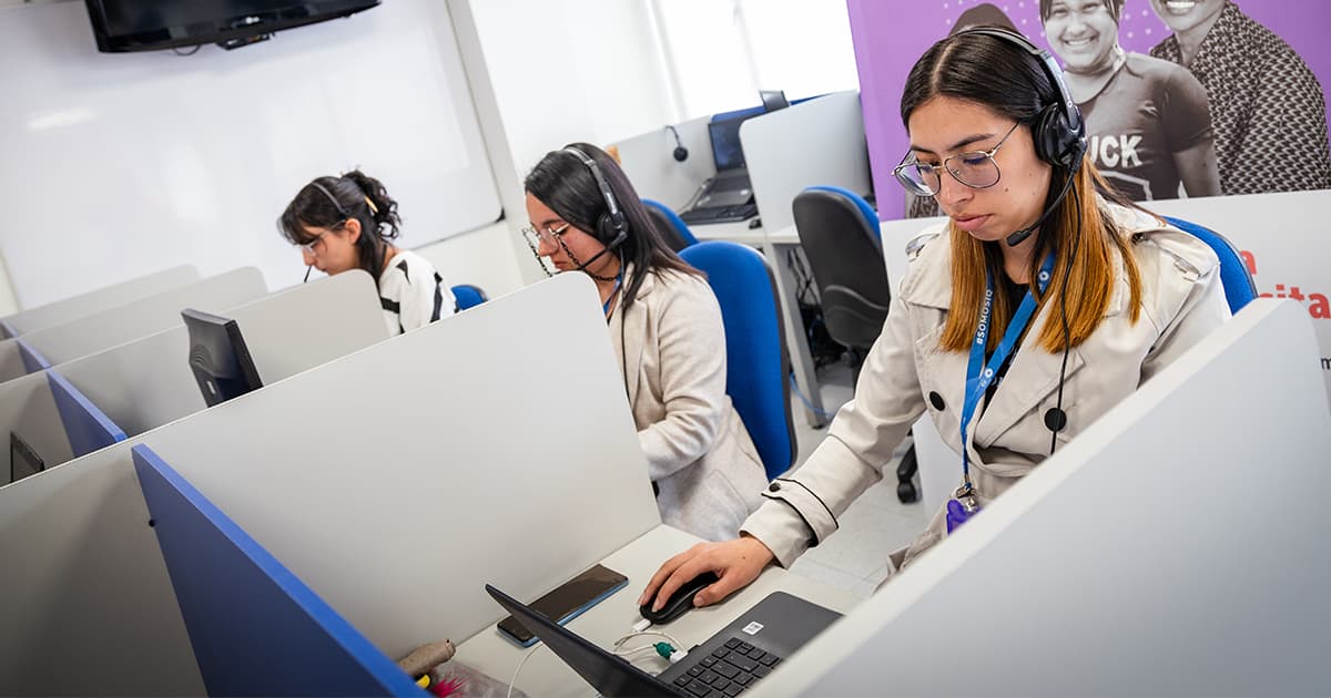 Línea Púrpura de Bogotá: Mujeres sordas tienen atención diferencial 