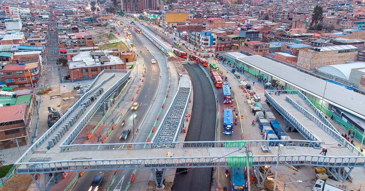 El IDU hace seguimiento a las obras en la extensión Caracas Sur