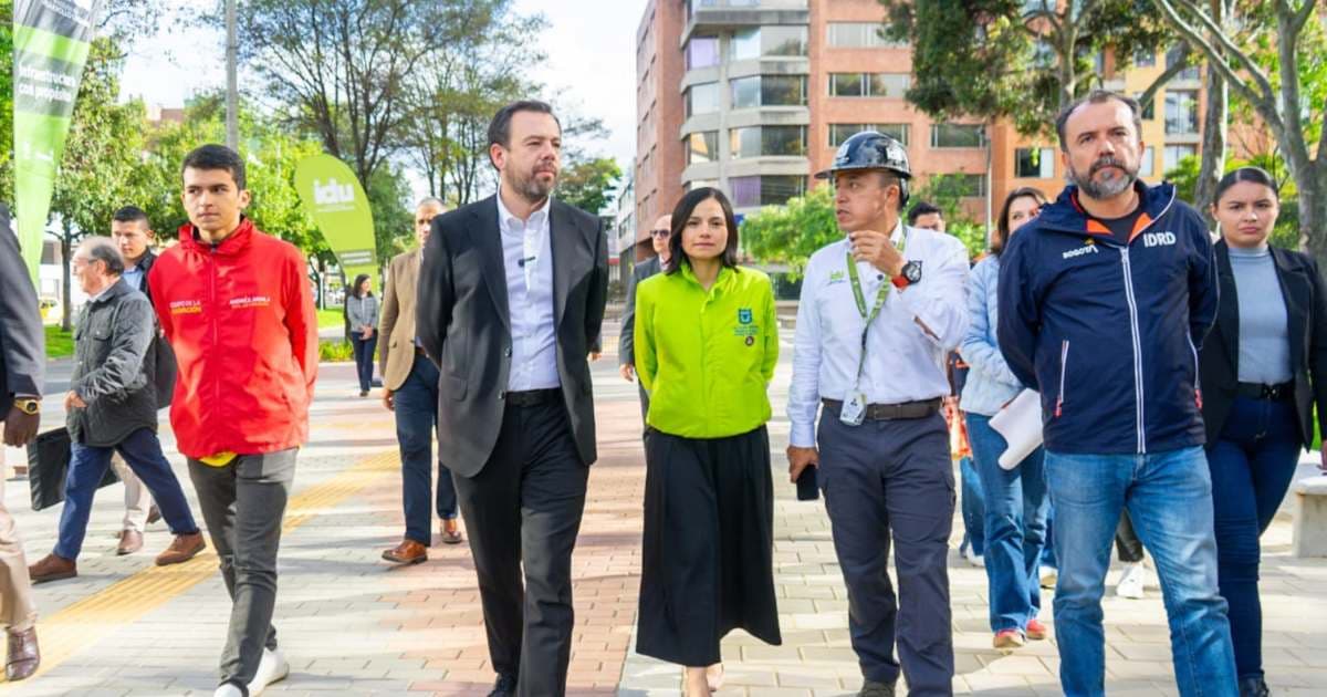 Obras en Bogotá: Distrito entregó nuevos andenes en Parque Los Molinos