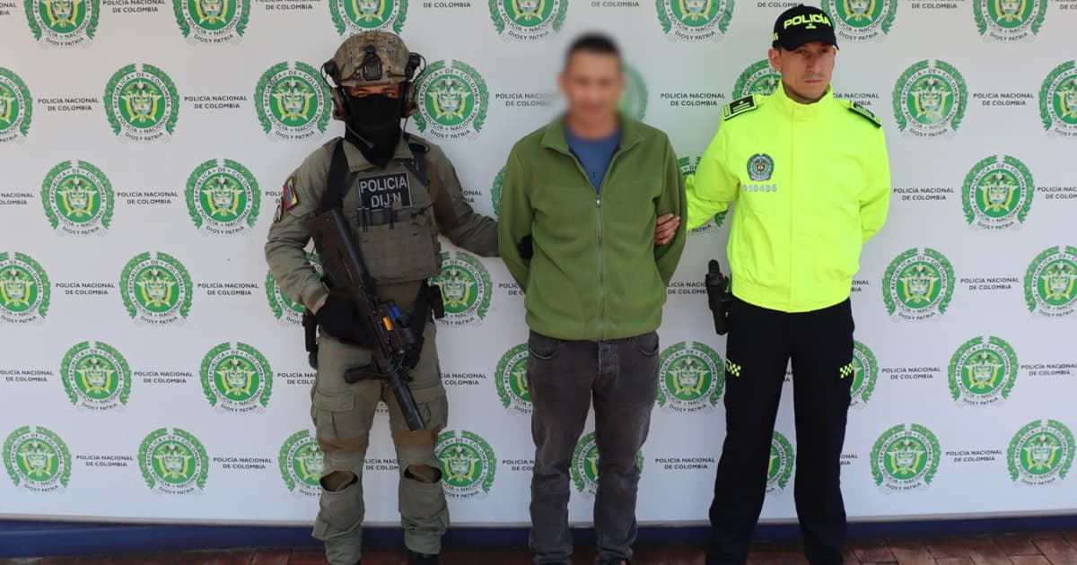 Video: Cayó ‘El Flaco’, presunto narcotraficante y homicida de policía en Bogotá