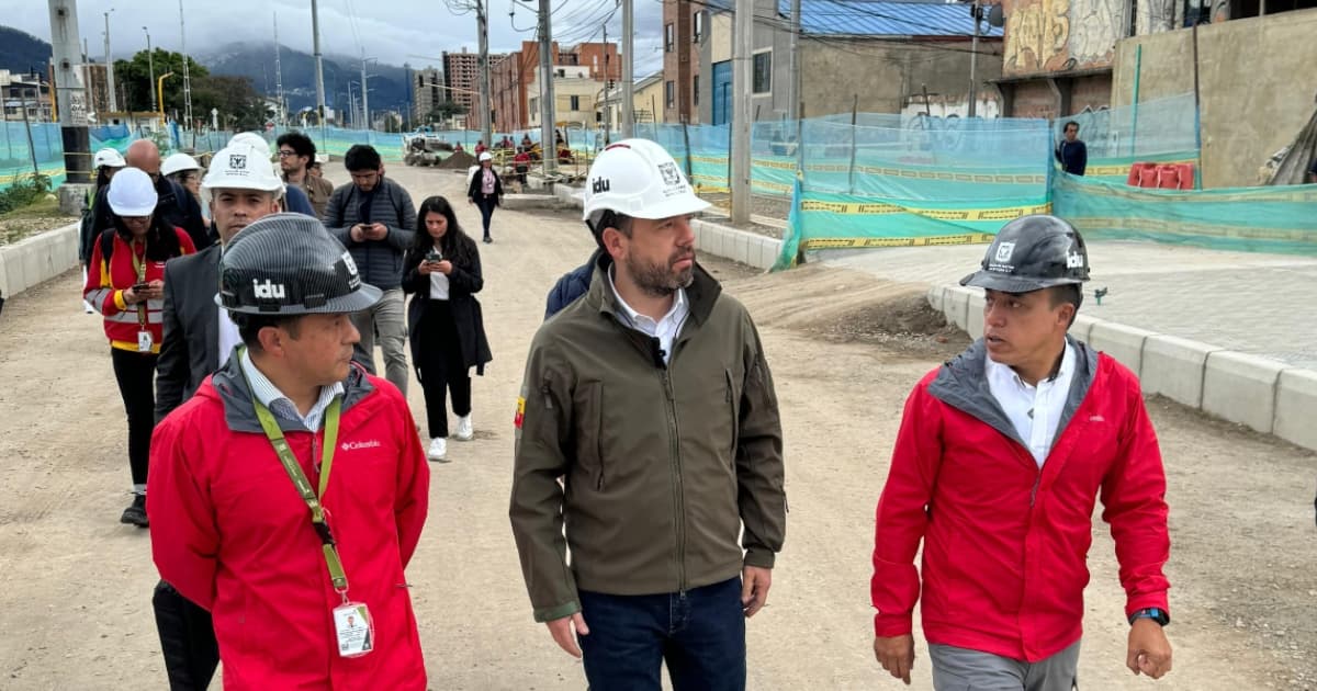 Movilidad en Bogotá: Alcalde supervisó obras de la avenida Laureano Gómez