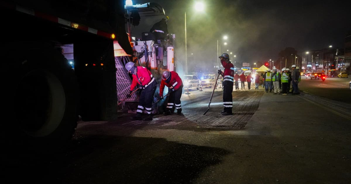 Movilidad en Bogotá cierre en la autopista Norte con avenida calle 134