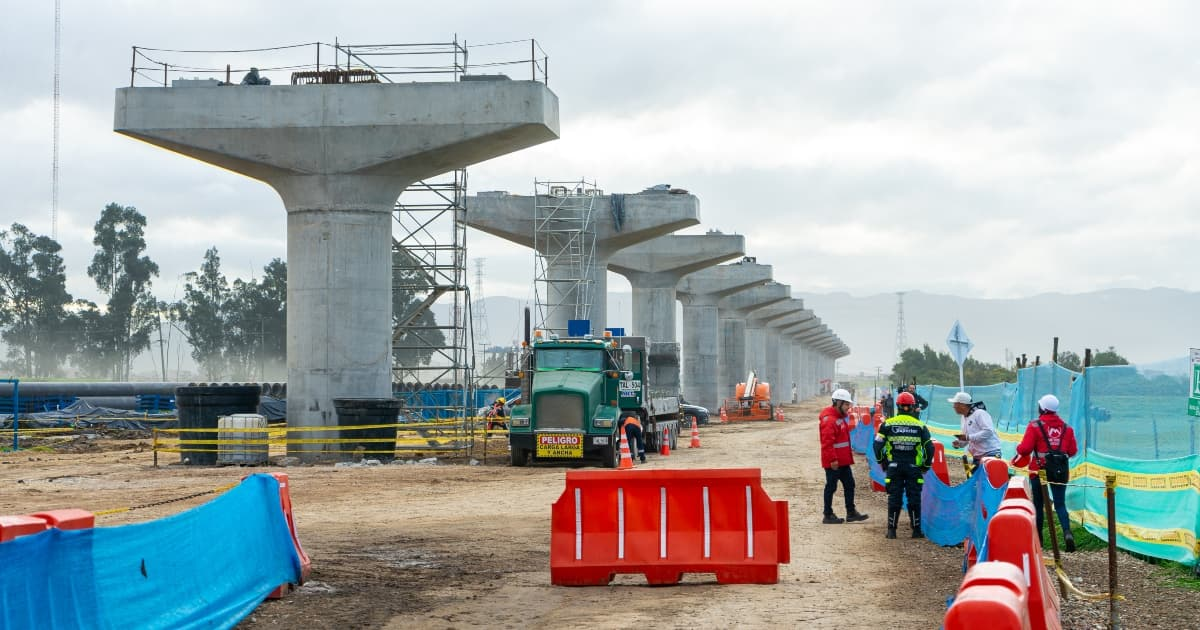 Video: Cumpleaños de Bogotá, avance de obras de la Línea 1 del Metro