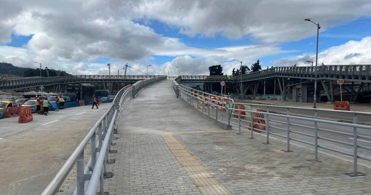 Fotos: Distrito habilitó nuevo puente peatonal Molinos av Caracas Sur