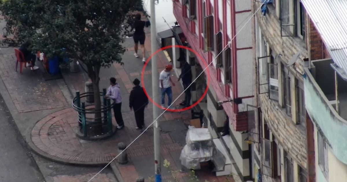 Video: Con drone, Policía capturó a dos personas por vender drogas en Bogotá