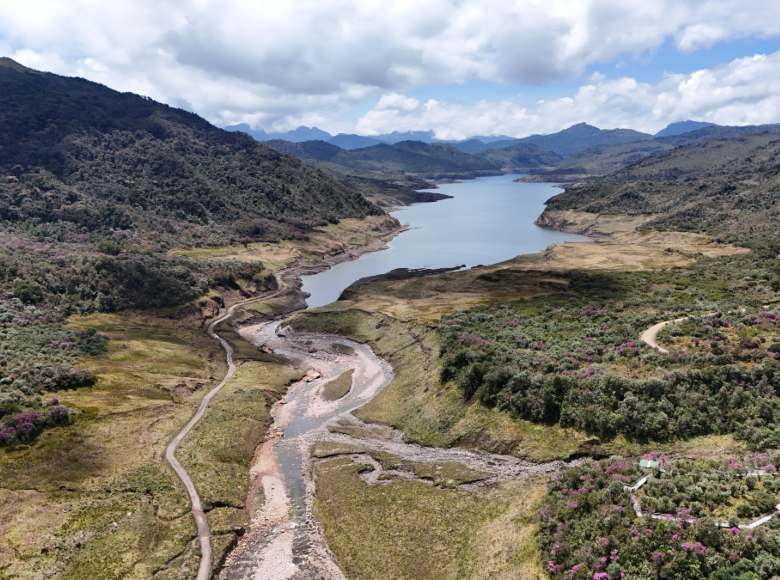 Racionamiento de agua en Bogotá estado embalses del Sistema Chingaza