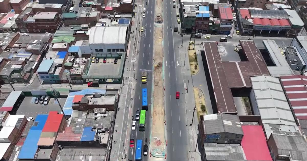 Metro Bogotá av. Villavicencio entre Agoberto Mejía y Primero de Mayo