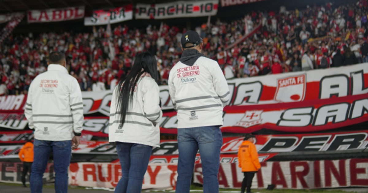 Goles en Paz programa del Distrito en Bogotá para las barras de fútbol