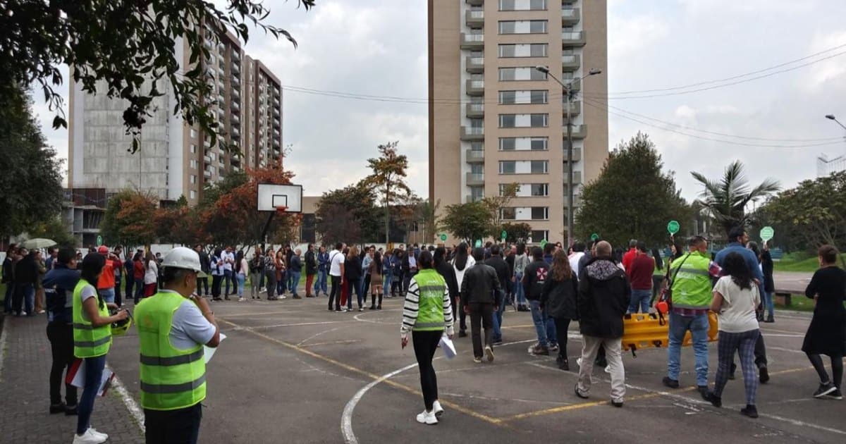 Horario Simulacro Distrital Preparación del 2 de octubre en Bogotá