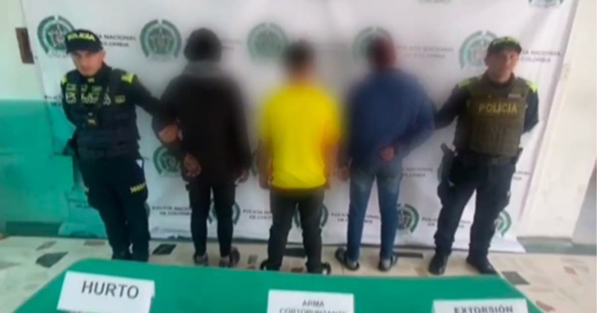 Capturados 3 integrantes del Tren de Aragua por extorsión en el sur de Bogotá