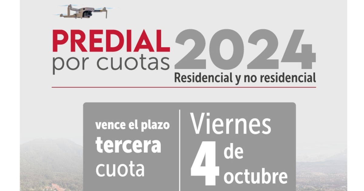 Impuesto predial en Bogotá: 4 de octubre plazo a pagar tercera cuota 