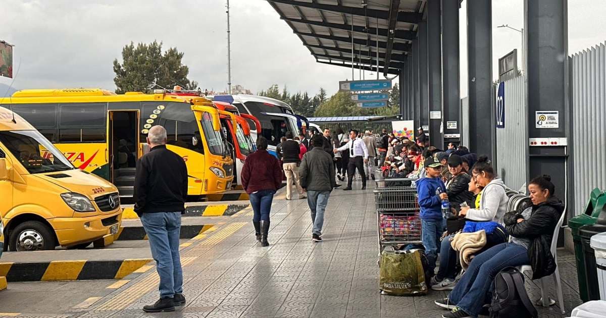 Terminal de Transportes de Bogotá registró aumento 6,5% de pasajeros