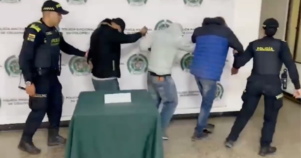 Video: Tres capturados en Bogotá por hurto de maquinaria en Cundinamarca