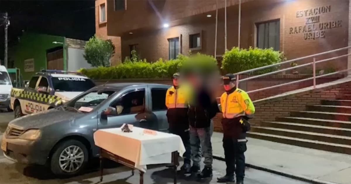 Video: Policía recuperó un vehículo al suroriente de Bogotá ¡Un capturado!