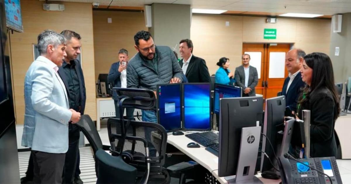 Argentinian Delegation Visits Bogotá’s C4, a Model Emergency Response