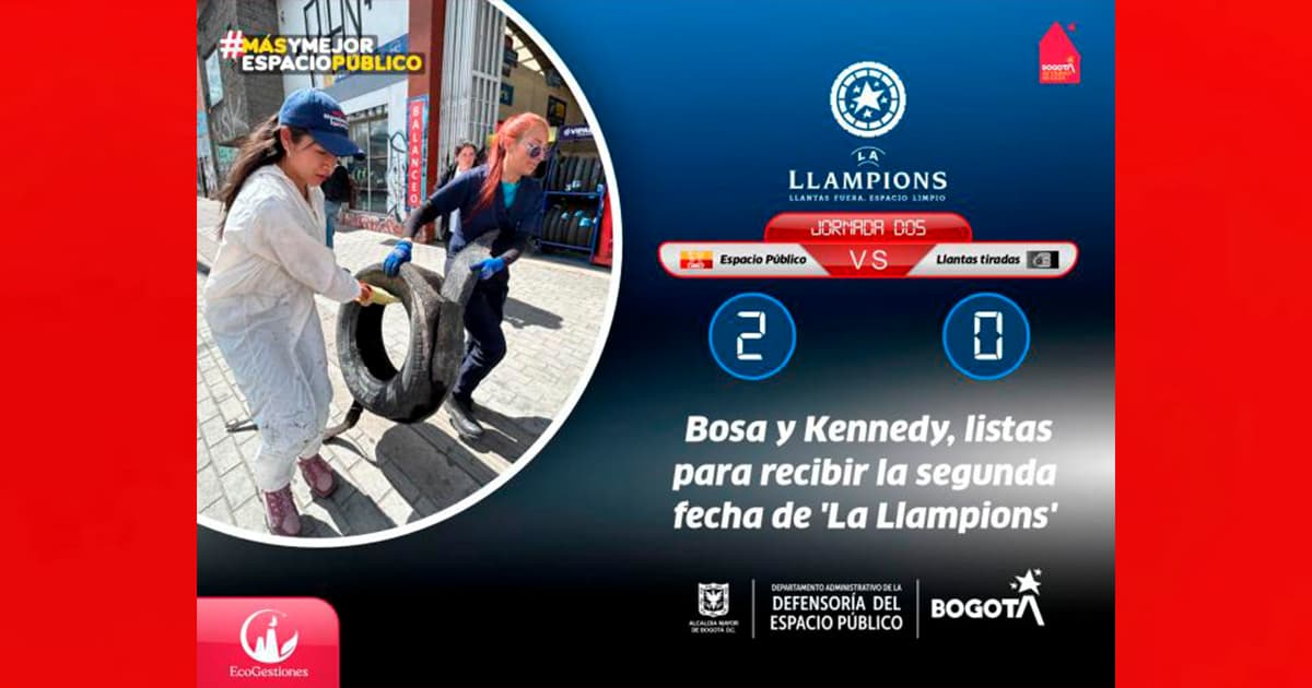 Bosa y Kennedy, listas para recibir la segunda fecha de ‘La Llampions’