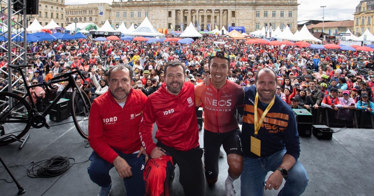 Fotos: Así fue el Gran Fondo de Ciclismo de Bogotá x Egan Bernal 2024