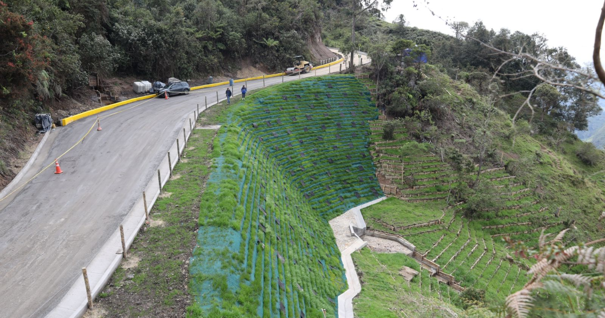 Obra en Sumpaz que mejora la movilidad en la localidad 20 de Bogotá