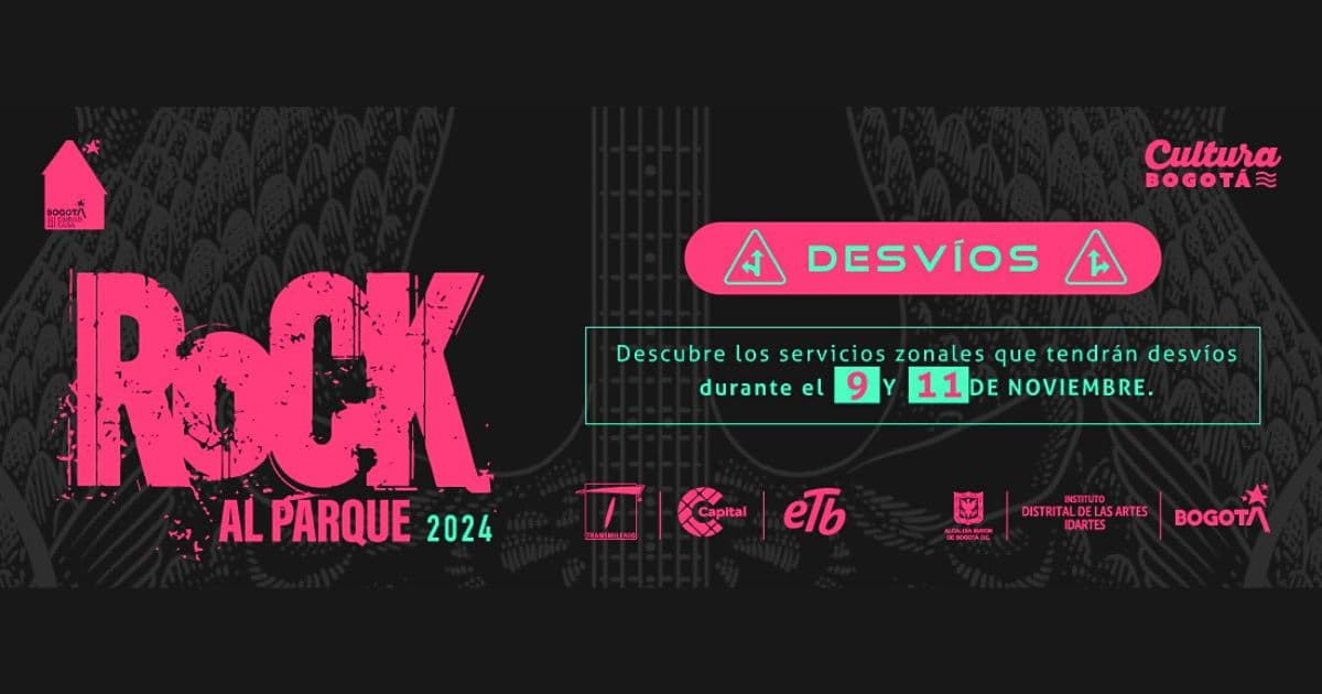 Rock al Parque 2024 con horario adicional en TransMilenio 