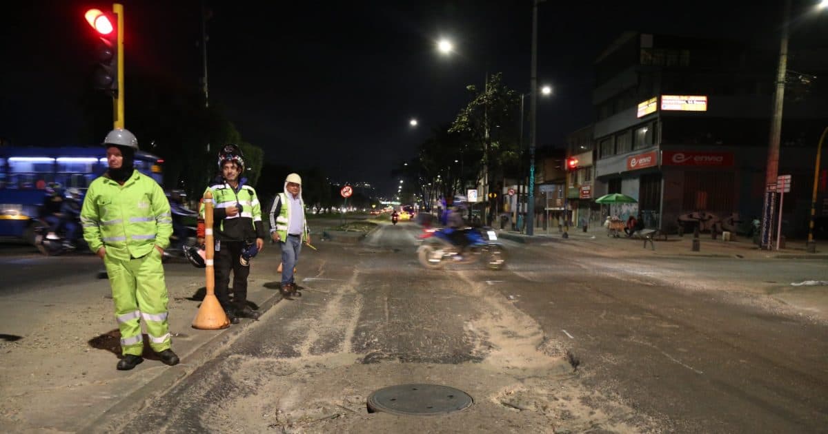 Intervención de huecos en Bogotá: IDU y grupos de moteros se unen 