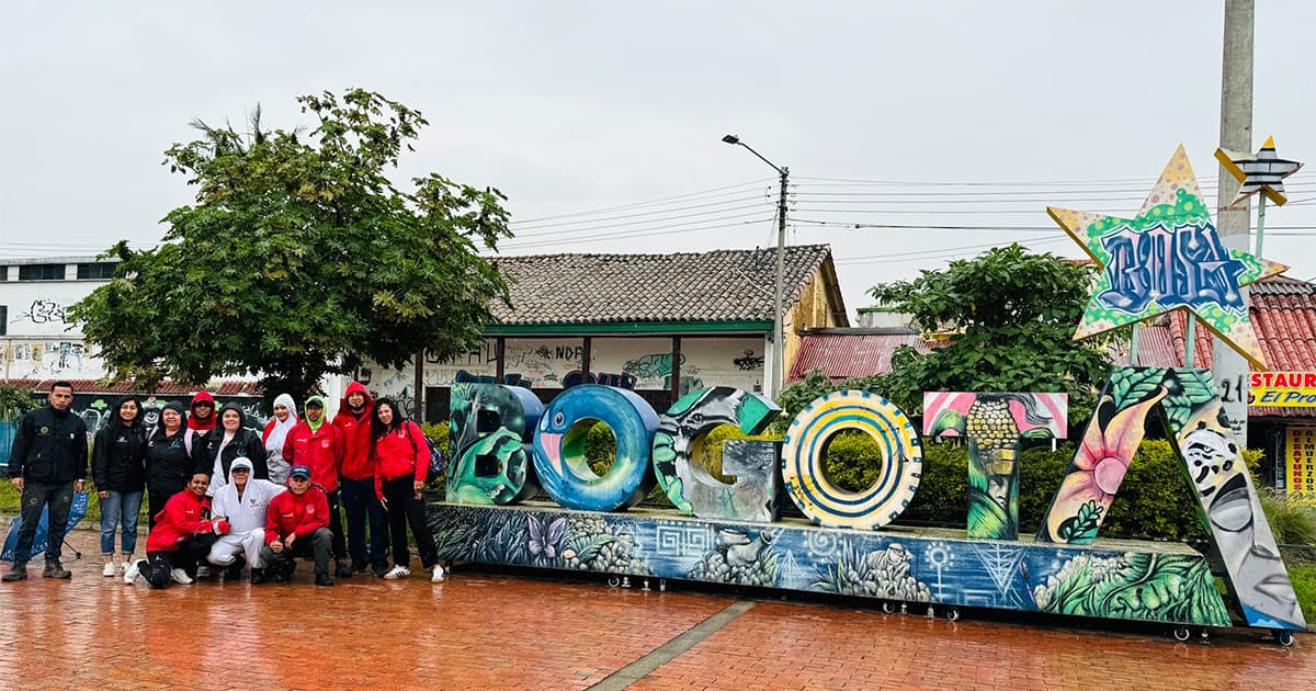 ‘La Llampions’ en 2024: 800 llantas usadas fuera del espacio público de Bogotá