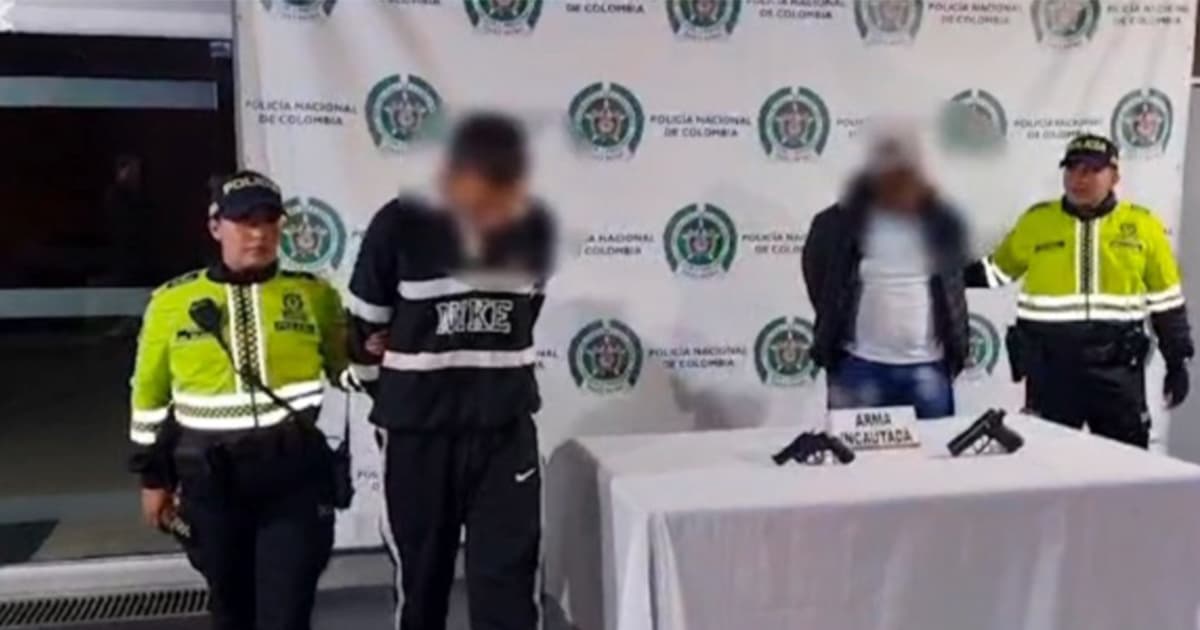 Video: Seguridad en Bogotá, dos hombres capturados tras hurto a un casino