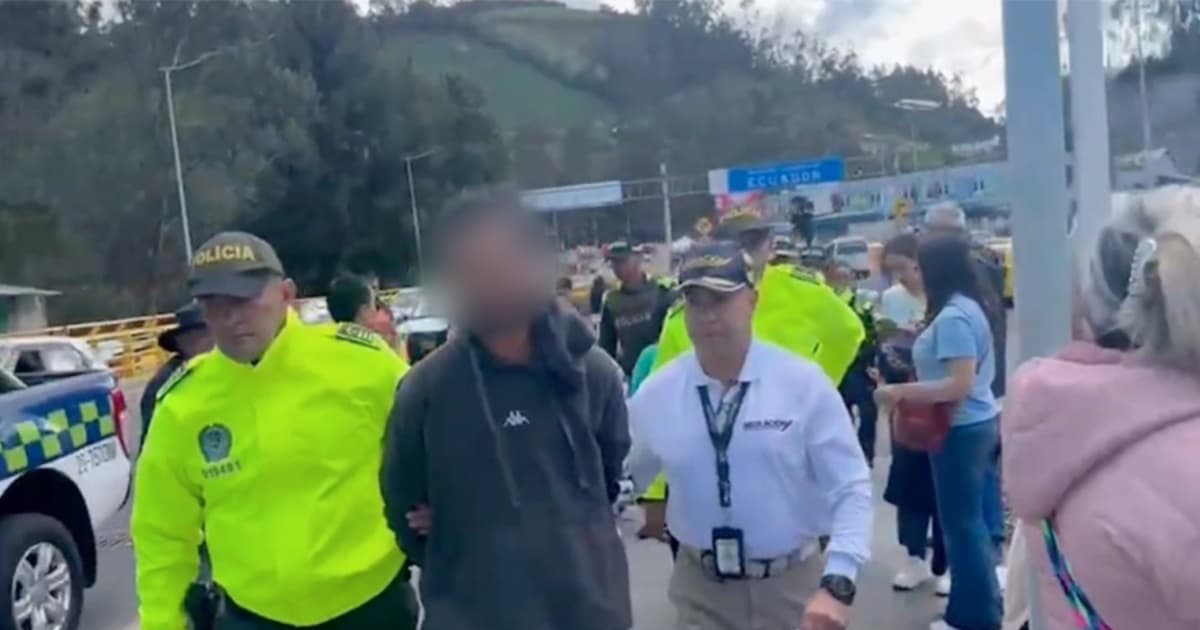 Video: Cayó en Ecuador alias ‘Corona’, más buscado por fleteos y hurto en Bogotá