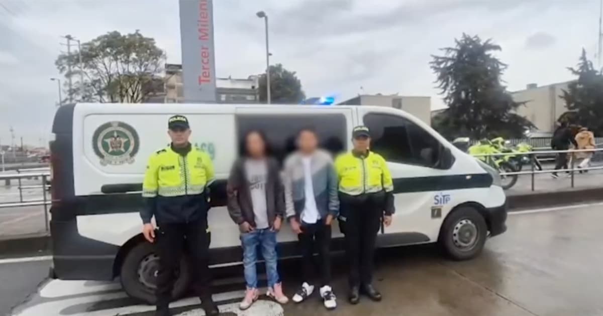 Video: Dos capturados por intentar sobornar a policías en el centro de Bogotá 