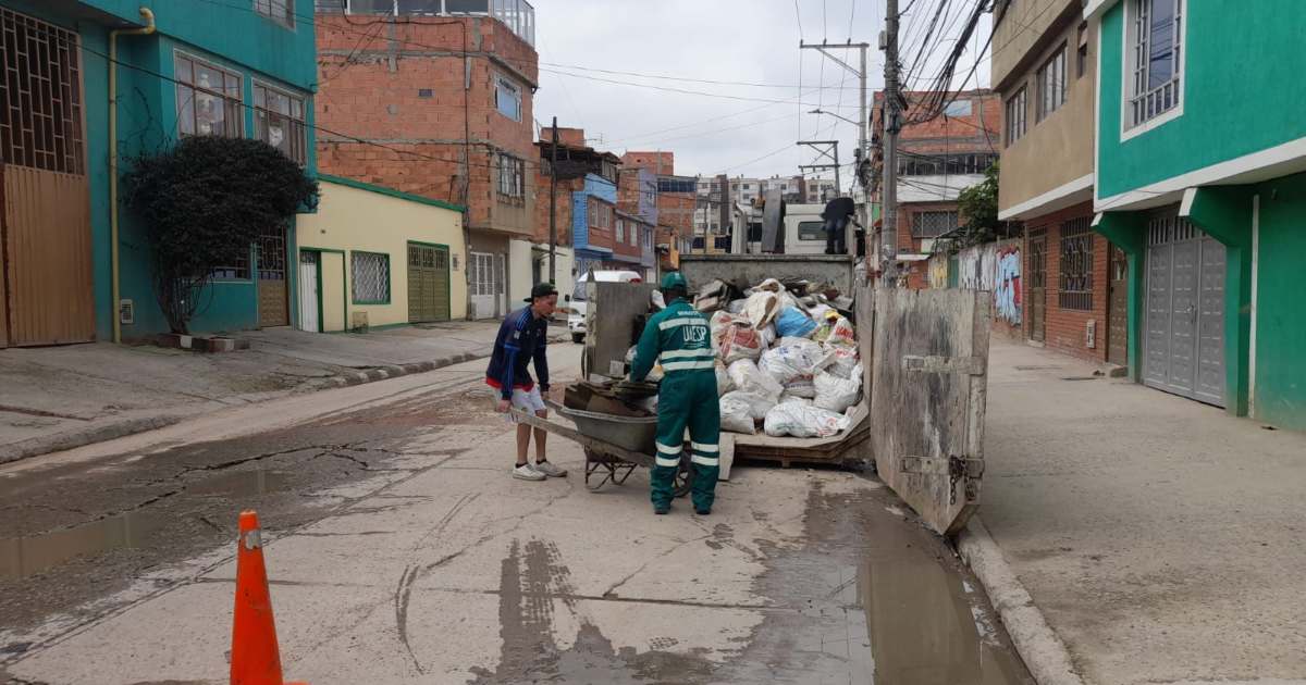 Ecopuntos UAESP Bogotá recolección escombros 20 al 25 de enero 2025