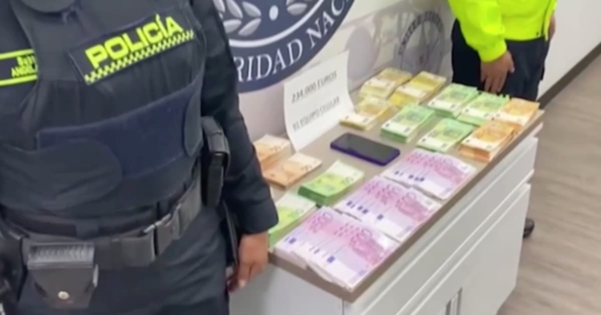 Video: Policía de Bogotá incautó 1.000 millones de pesos en Aeropuerto El Dorado