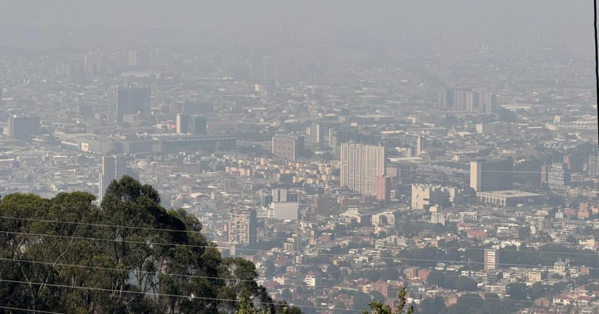 Incendios concentraciones de material particulado en aire de Bogotá 