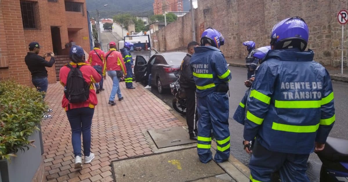 Movilidad Bogotá operativo localidad Santa Fe contra mal parqueados