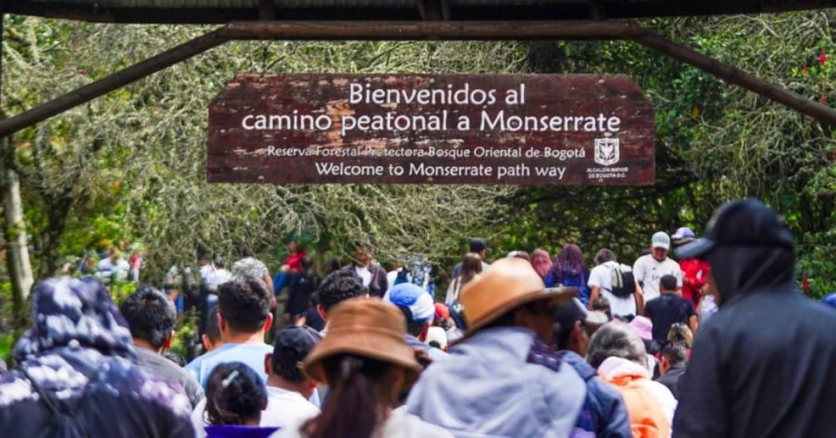 Planes en Bogotá sube al sendero de Monserrate domingo 19 de enero