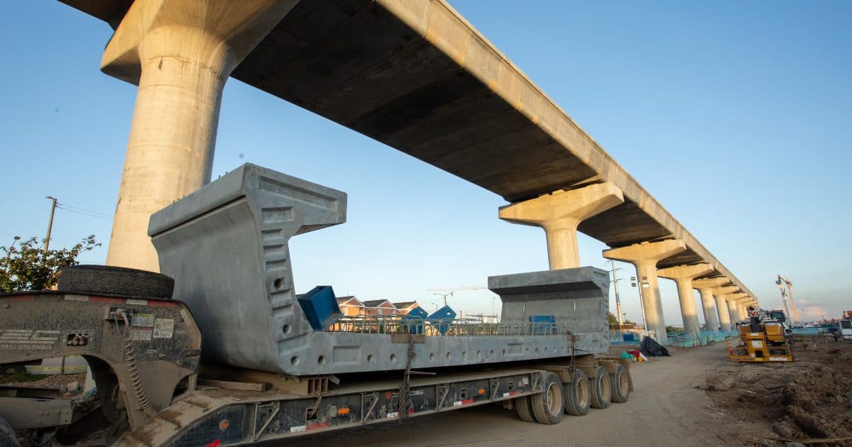 Obras Metro de Bogotá van 1.988 metros lineales de viaducto instalado 