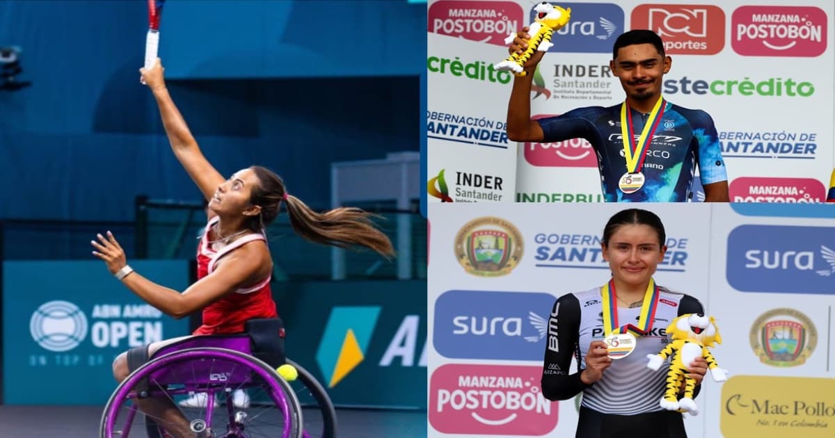 Bogotá se destaca en tenis en silla de ruedas con medalla de Plata 