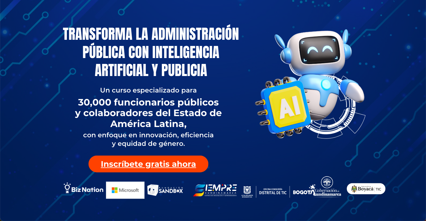 Curso gratis Inteligencia Artificial en la Administración Pública 2025