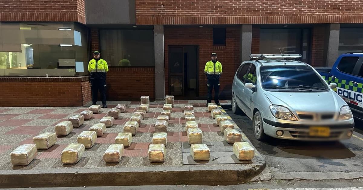 Seguridad Bogotá: comercialización de 190 mil dosis de estupefacientes