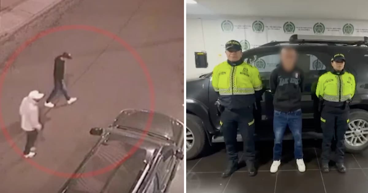 Video: La Policía de Bogotá capturó a hombre y recuperó camioneta robada