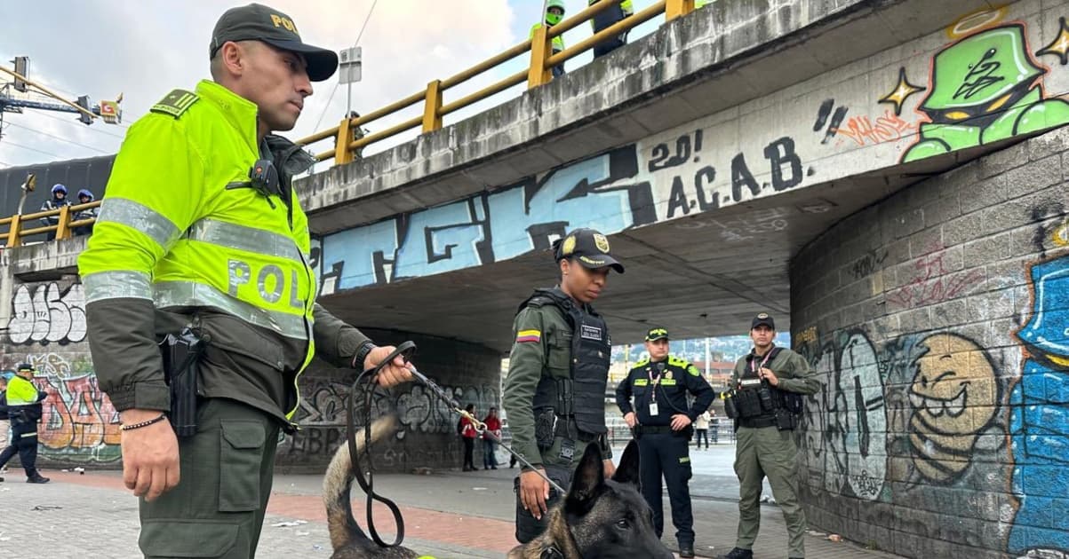 Policía Bogotá capturó a una persona por lanzar granada en barrio San Bernardo