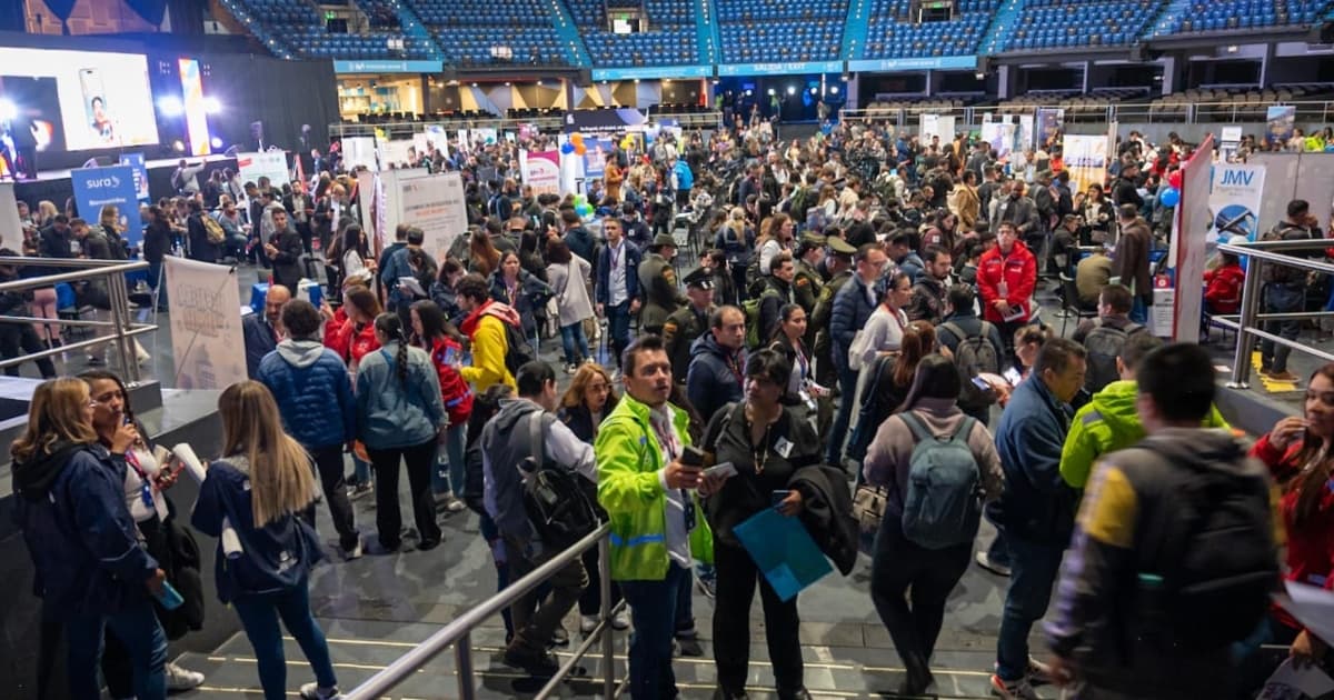 28 mil personas participaron en Megeferia Empleo Movistar Arena Bogotá