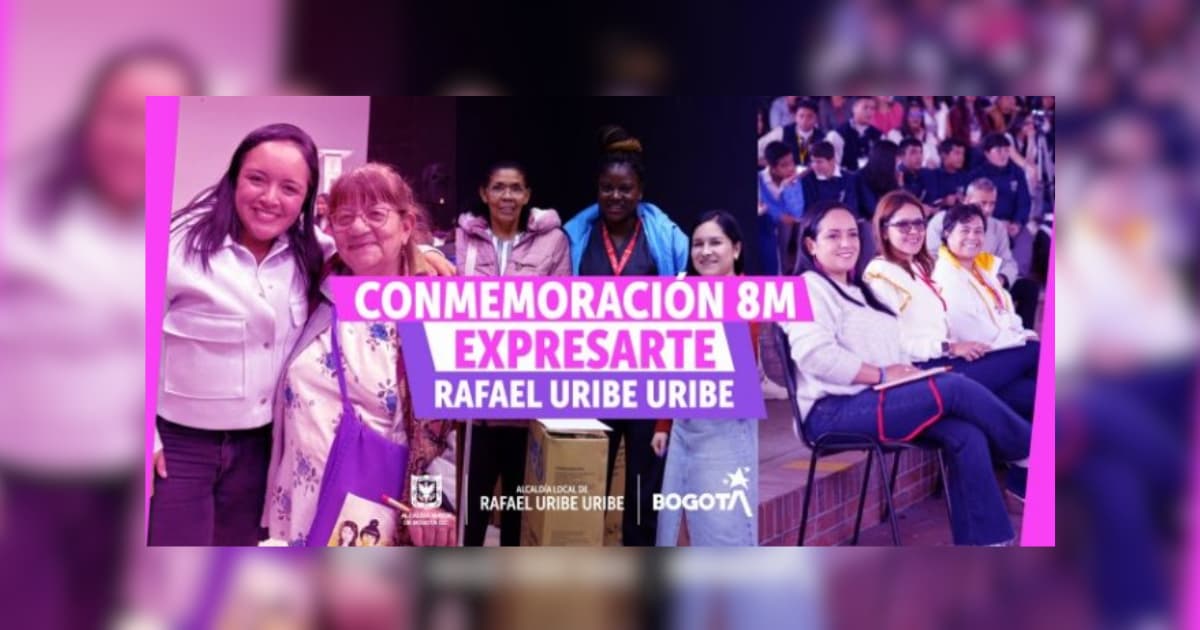 8M en Bogotá arte y reflexión por los derechos de las mujeres