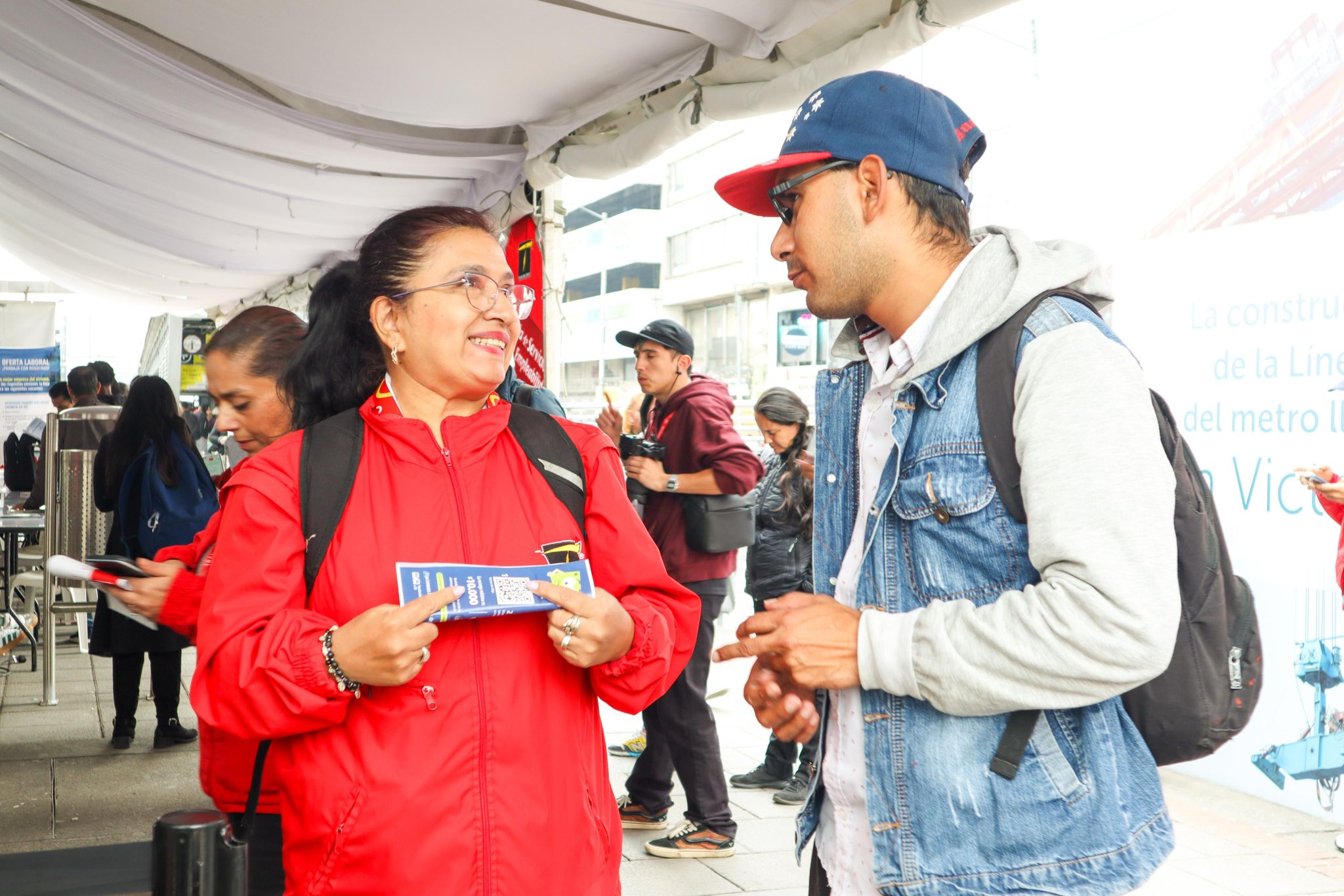 Trabajo en Bogotá feria en Patio La Reforma en Usme 14 de marzo 2025