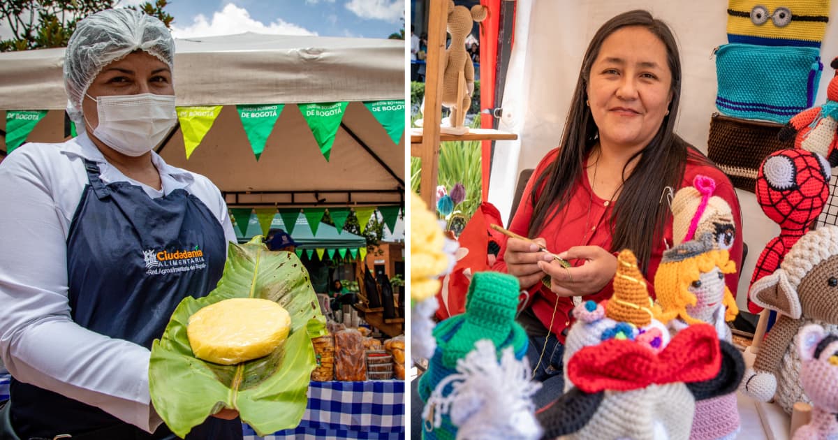 Planes del Día de la Mujer con Hecho en Bogotá y Mercados Campesinos este sábado