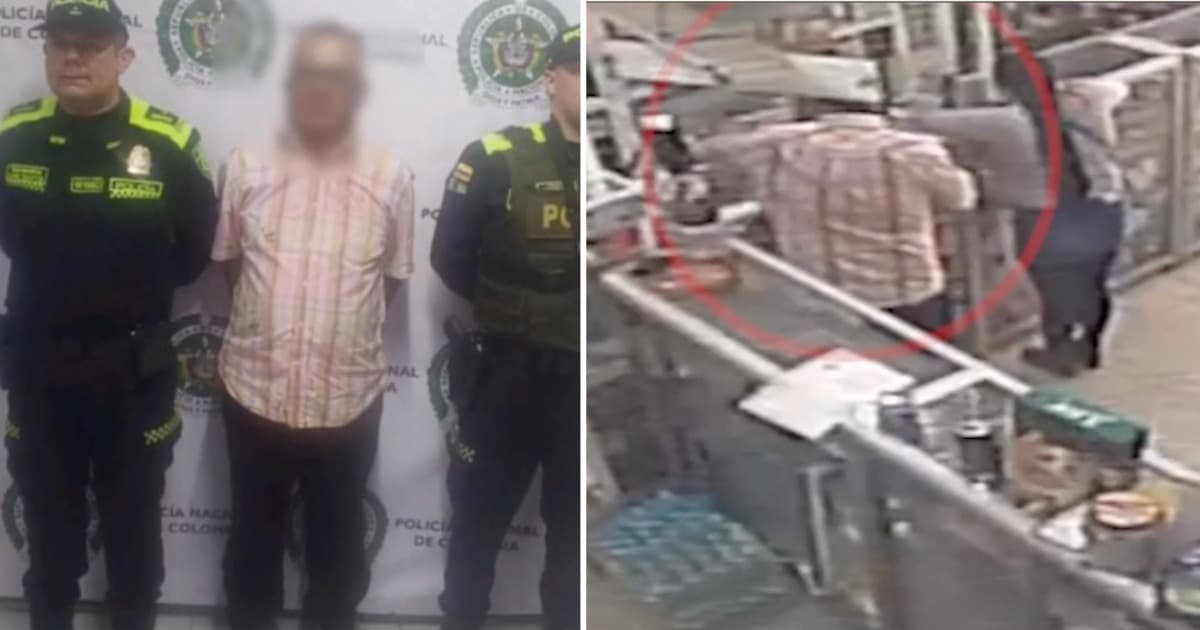 Video: Policía capturó a alias ‘El Abuelo’ por hurtar 500 mil pesos en Bogotá 