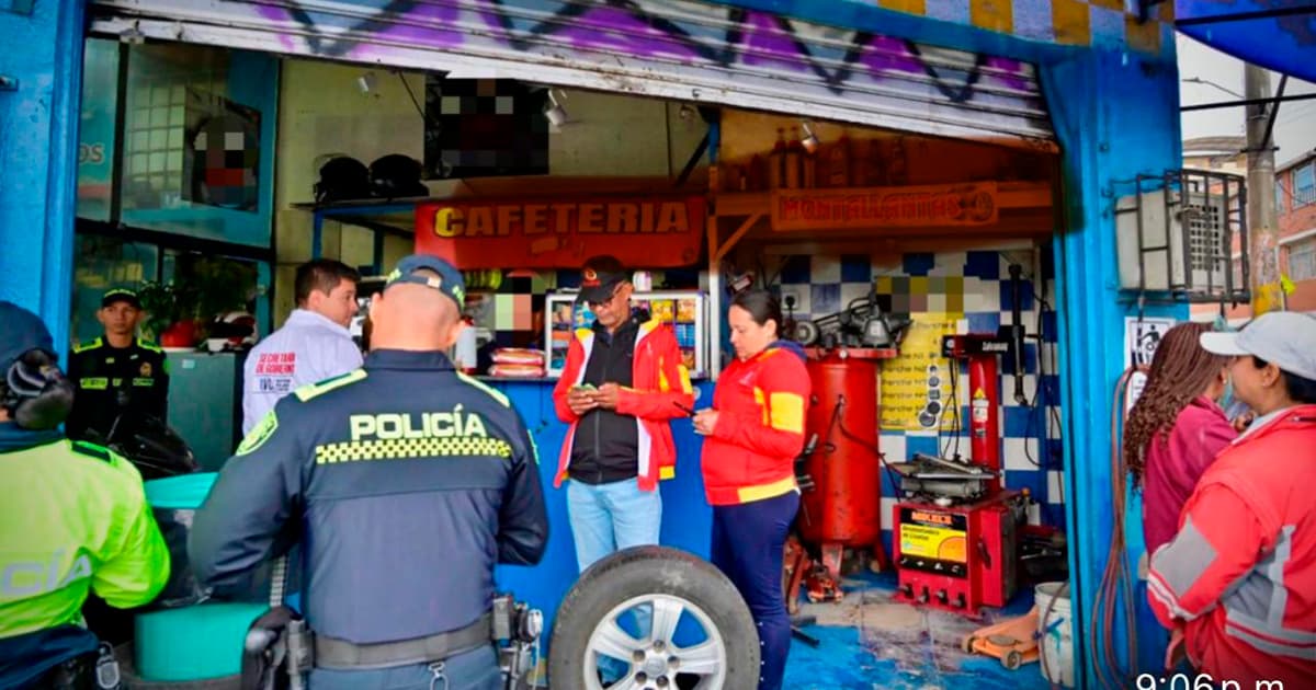 Sigue la ofensiva contra los ‘pinchallantas’: Sellado un montallantas en Bogotá