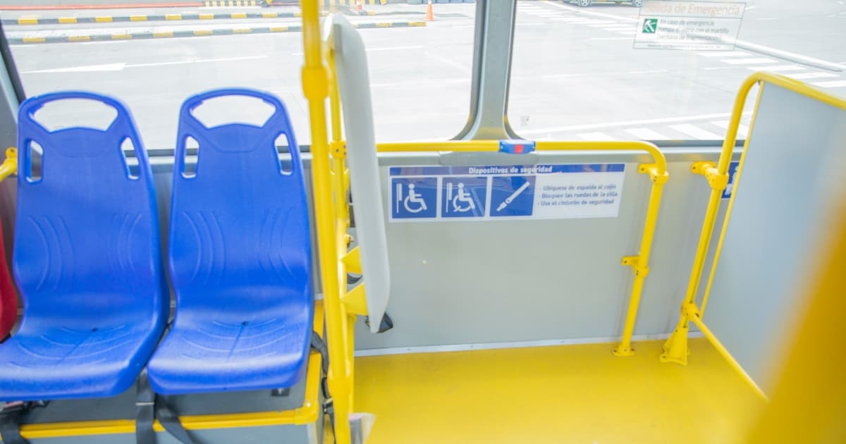 Así serán las sillas de nuevos buses eléctricos de TransMilenio Bogotá