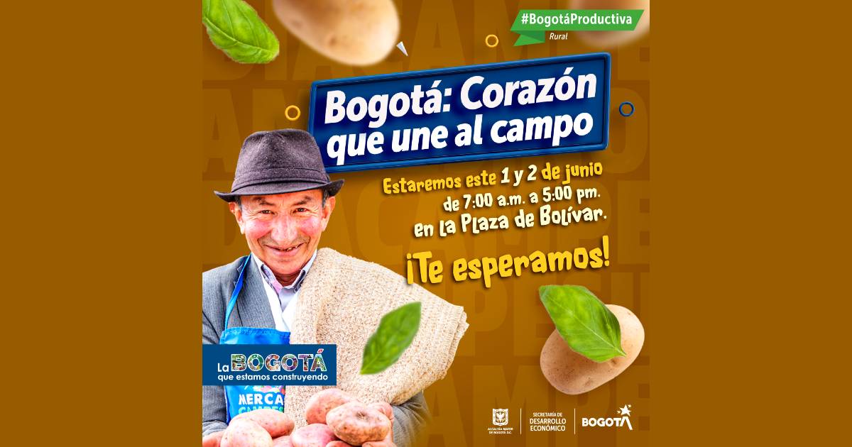 Mercatón Campesina en la Plaza de Bolívar este 1 y 2 de junio 2023